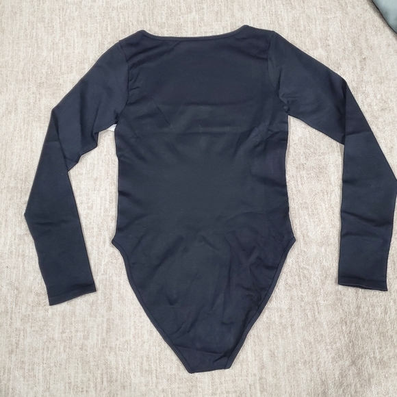 COPY - Tummy Control Shapewear Black Square Neck Top - Picture 8 of 11